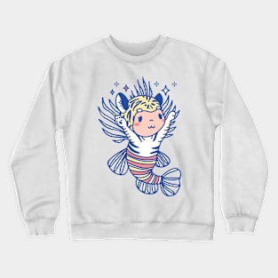 Tiger fish Mermaid Crewneck Sweatshirt